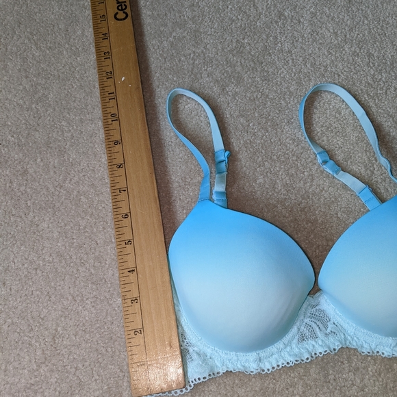 Nwt no boundaries lace frame tshirt blue bra - Picture 12 of 16
